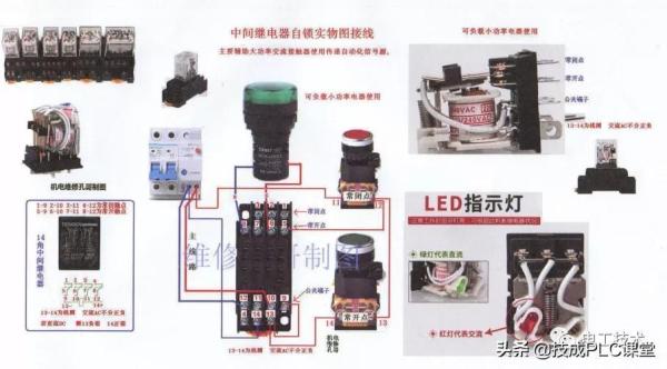 零基础也能学会的电气接线高清彩图，一看就懂，简单直观