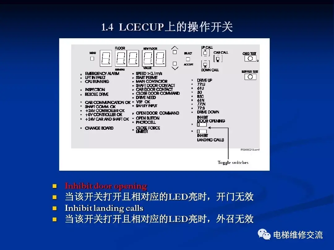 通力电梯20k/30k调试培训资料