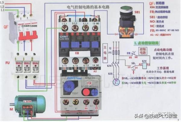 零基础也能学会的电气接线高清彩图，一看就懂，简单直观