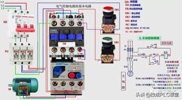 零基础也能学会的电气接线高清彩图，一看就懂，简单直观