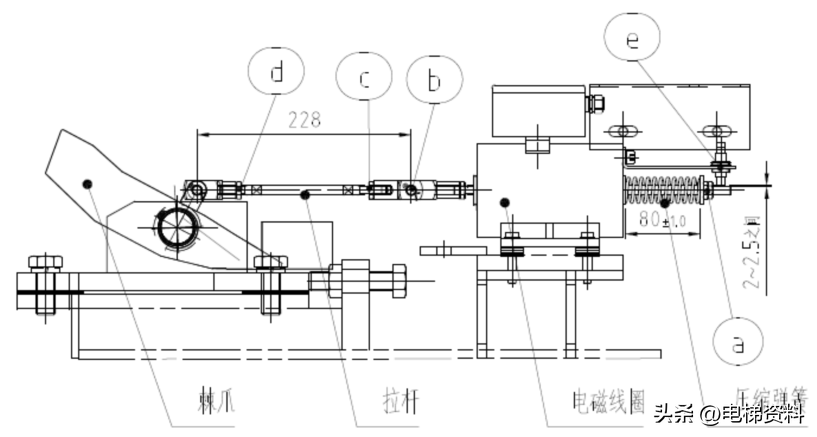 日立扶梯附加制动器（ABS）调整