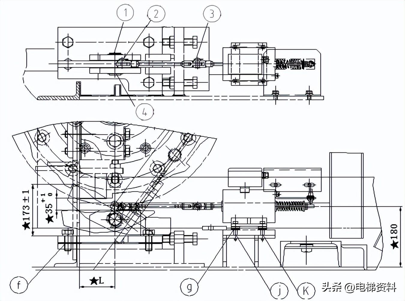 日立扶梯附加制动器（ABS）调整