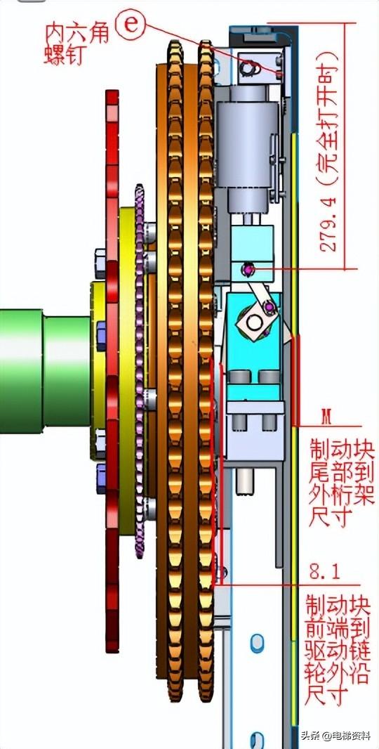 日立扶梯附加制动器（ABS）调整