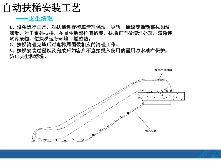 西奥扶梯安装工艺培训