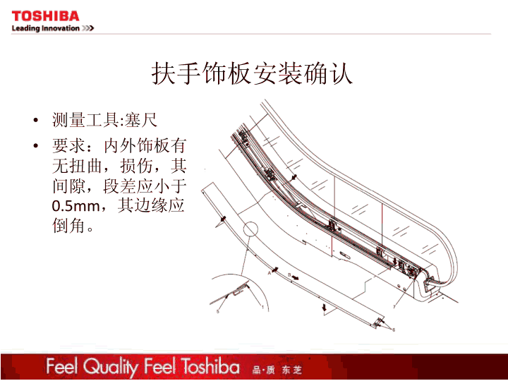 东芝自动扶梯质检培训