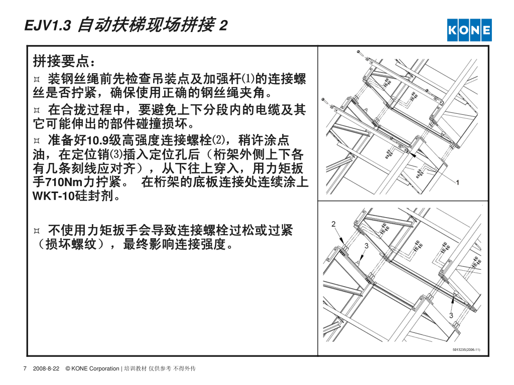 通力自动扶梯安装调试指导培训