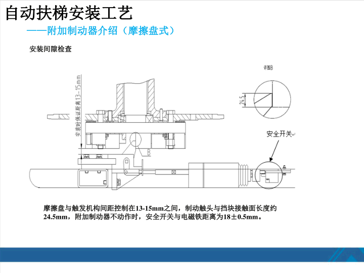 西奥扶梯安装工艺培训