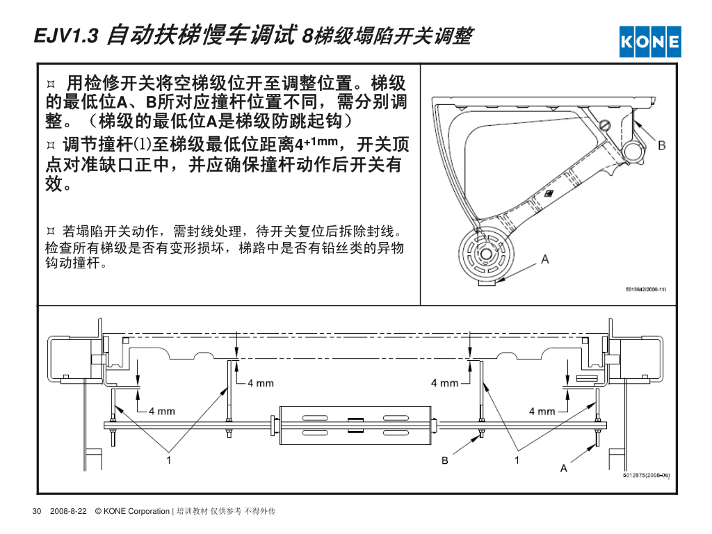 通力自动扶梯安装调试指导培训