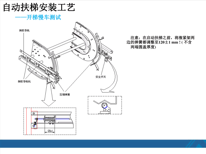 西奥扶梯安装工艺培训