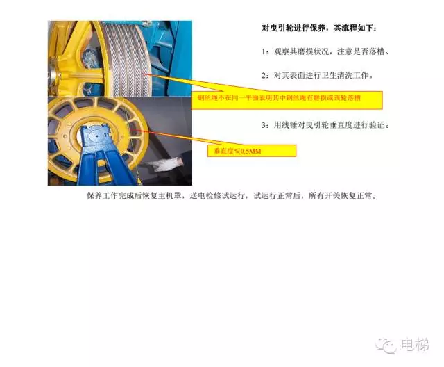 电梯主机保养技术要点