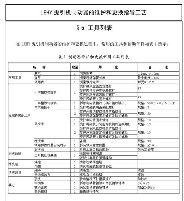 三菱LEHY曳引机制动器维护更换工艺