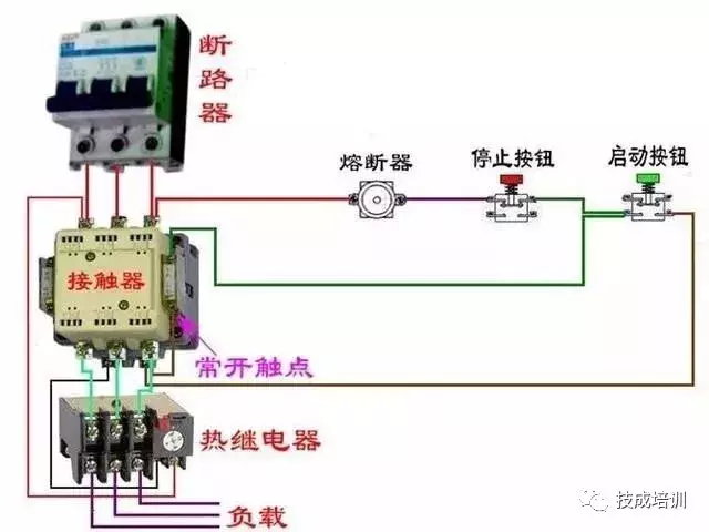 接线图大全：包含各种开关、接触器、断路器、热电偶、电能表...