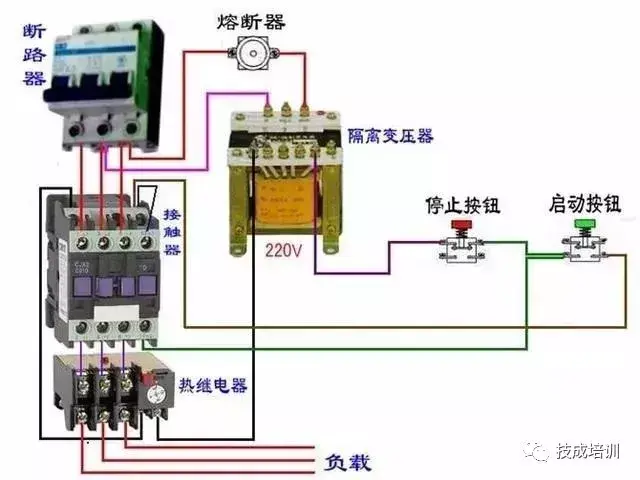 接线图大全：包含各种开关、接触器、断路器、热电偶、电能表...