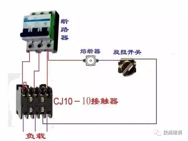 接线图大全：包含各种开关、接触器、断路器、热电偶、电能表...