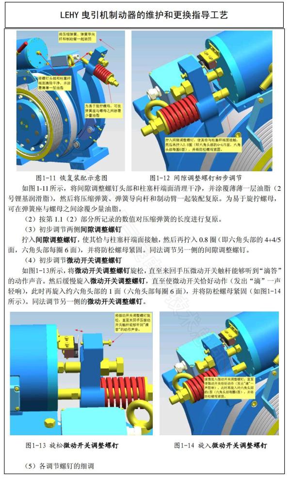 三菱LEHY曳引机制动器维护更换工艺