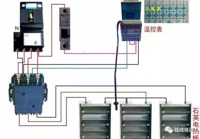 接线图大全：包含各种开关、接触器、断路器、热电偶、电能表...