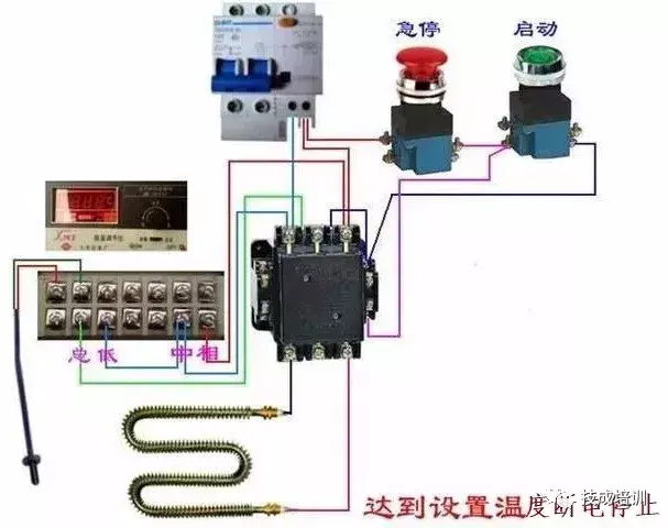 接线图大全：包含各种开关、接触器、断路器、热电偶、电能表...