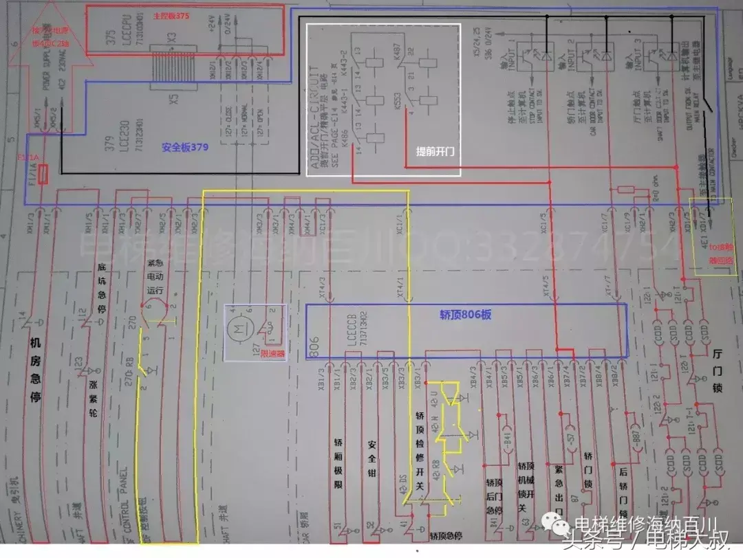 电梯电气图识读之—安全、门回路