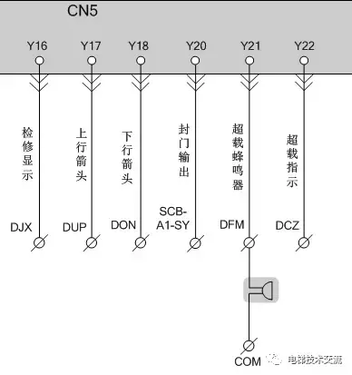 电梯的音响、灯光、信号及指示灯