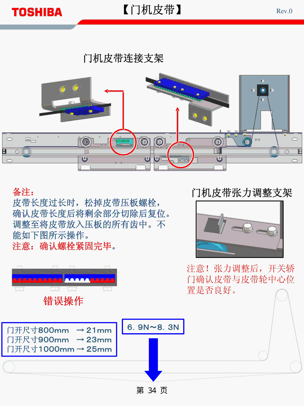 东芝CV600电梯安装基准