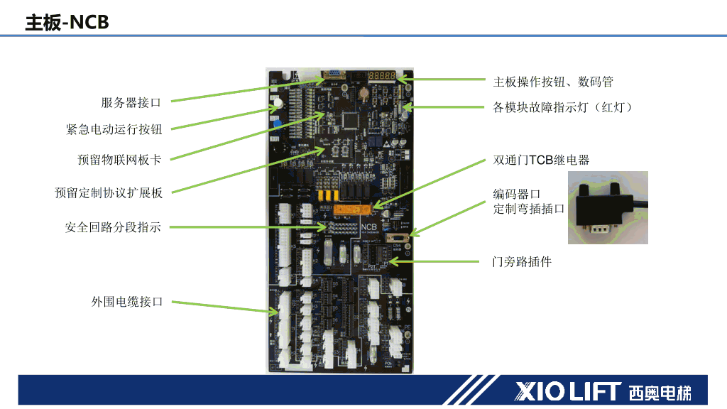 西奥电梯XO-CONA842控制系统培训