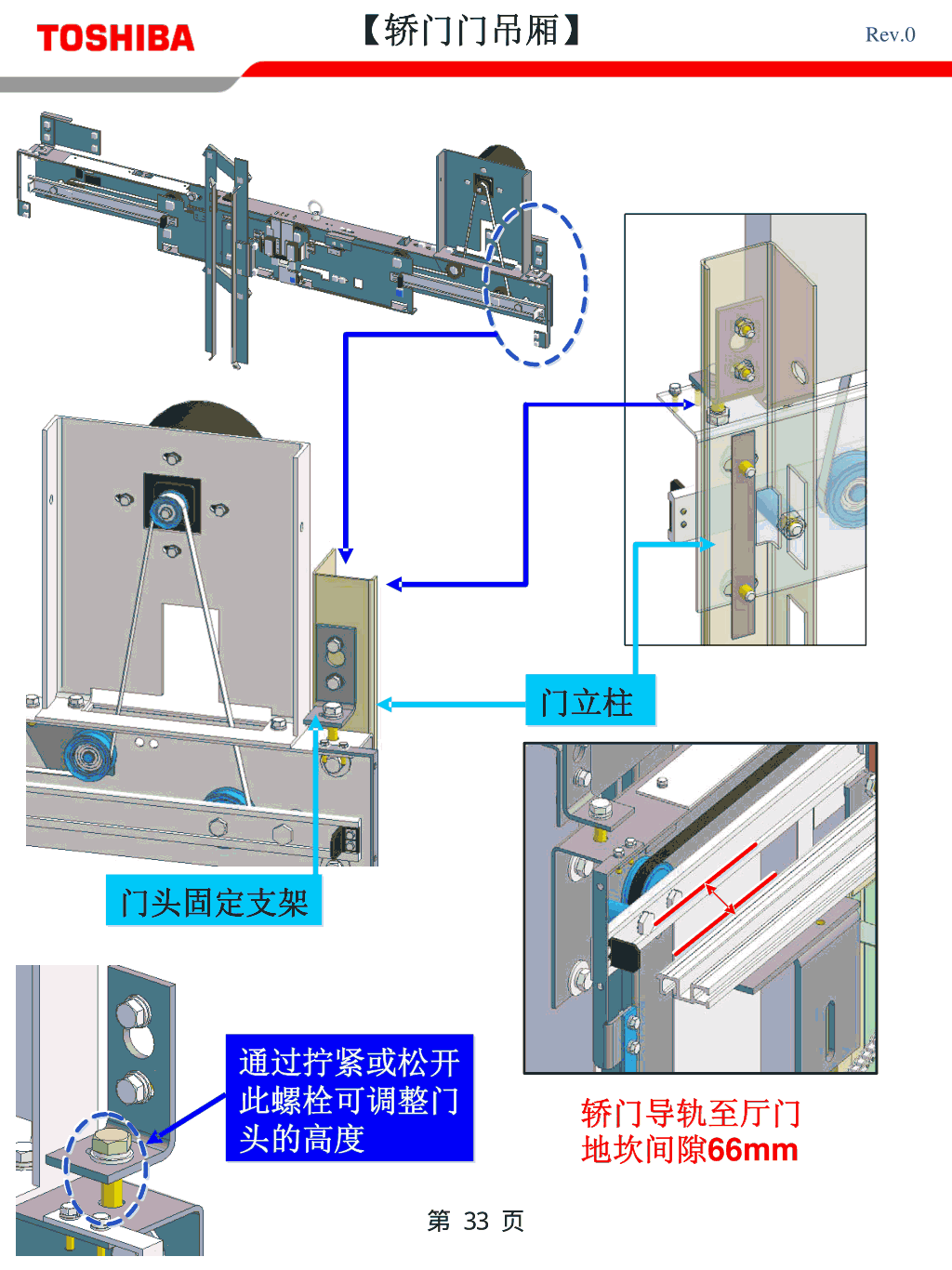 东芝CV600电梯安装基准