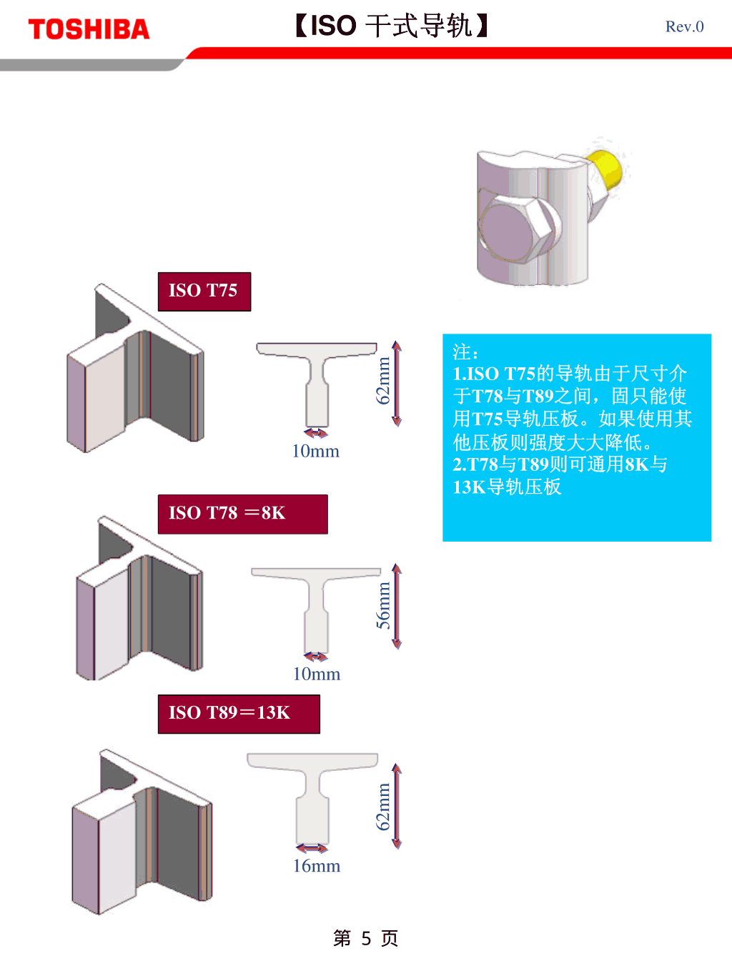 东芝CV600电梯安装基准