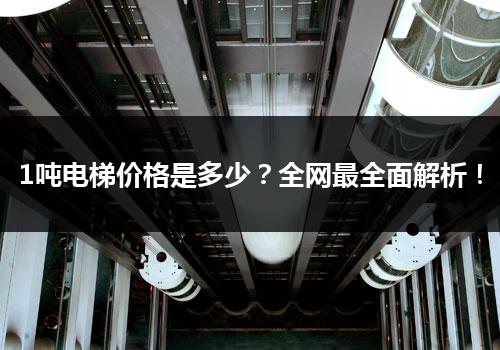 1吨电梯价格是多少？全网最全面解析！