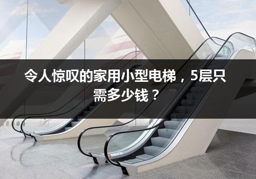 令人惊叹的家用小型电梯，5层只需多少钱？